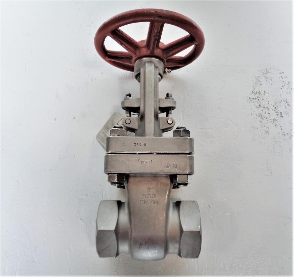 Ladish 2" Threaded 300# CN7M Monel Gate Valve 8363-1151-TT03-A20C